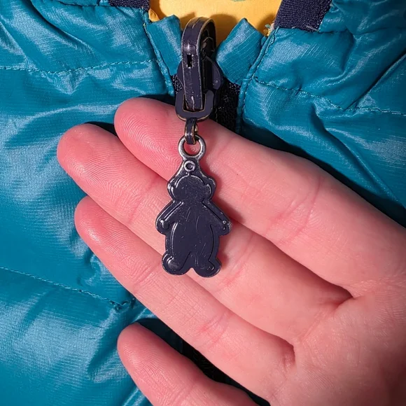 Teletubbies Kids' Teal Hooded Reversible Puffer Vest 4 - Picture 2 of 8